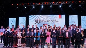 Giải top 50 công ty kinh doanh hiệu quả nhất Việt Nam năm 2015