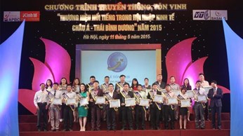 Đường Ninh Hoà nhận giải Thương hiệu nổi tiếng  2015